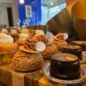 Les desserts de Sylvain Depuichaffray à retrouver chez Pierrot Coquillages.