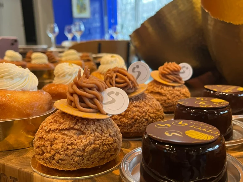 Les desserts de Sylvain Depuichaffray à retrouver chez Pierrot Coquillages.