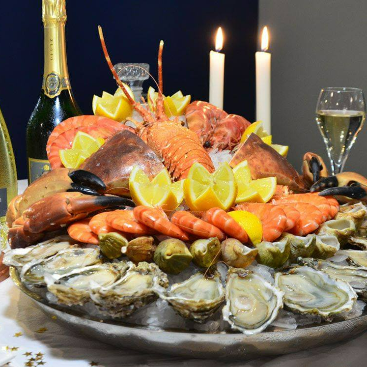 Plateau de fruits de mer Pierrot pour Noel