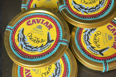 Le caviar osciètre en vente chez Pierrot Coquillages.