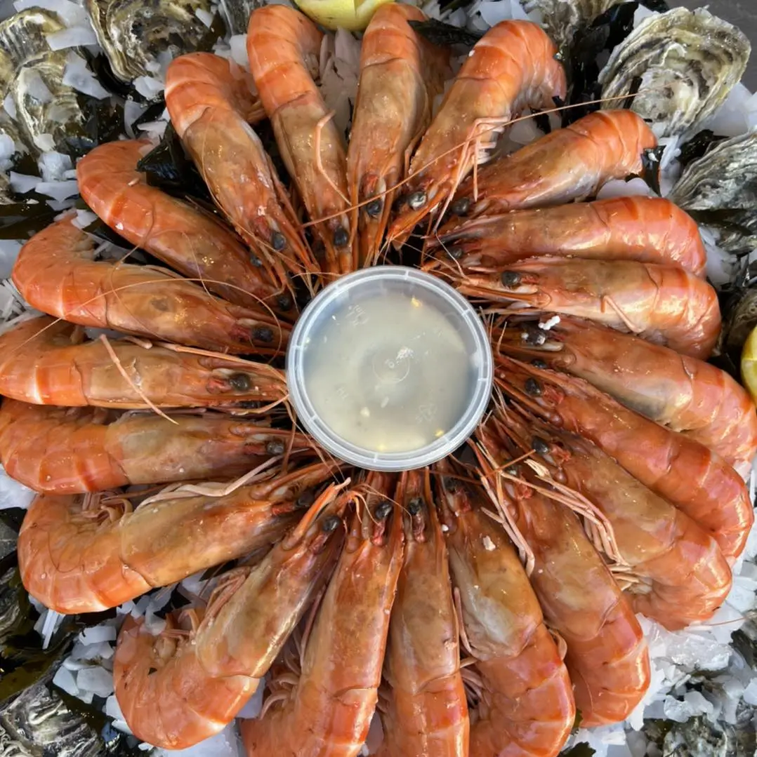 Les crevettes Pierrot Coquillages. apero marseille