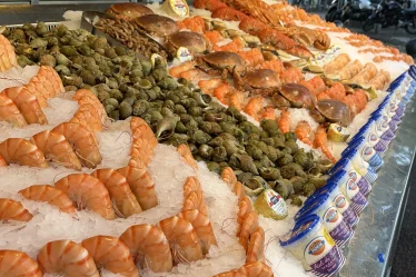 L'étal de Pierrot Coquillages.