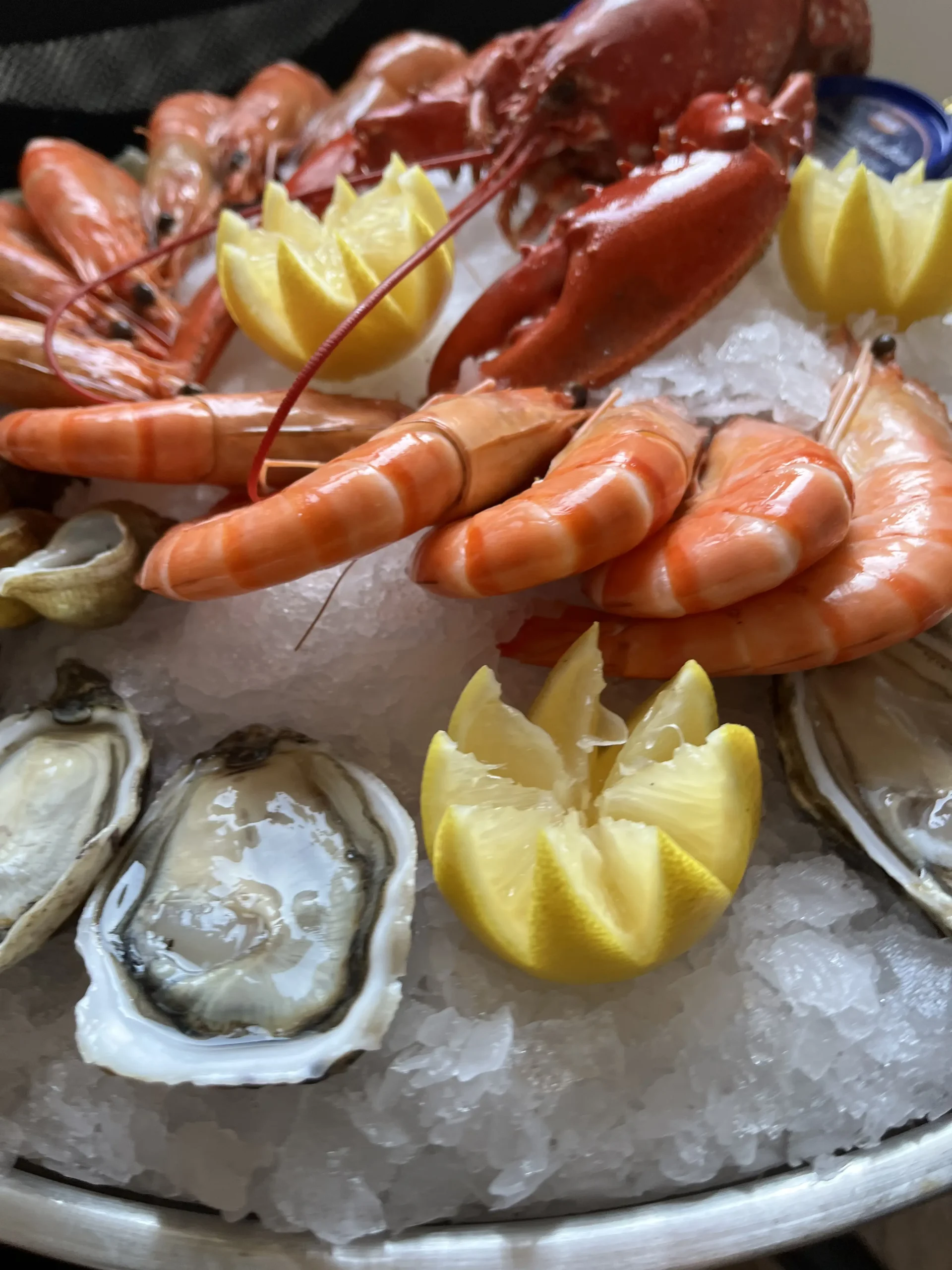 Les fruits de mer Pierrot Coquillages.
