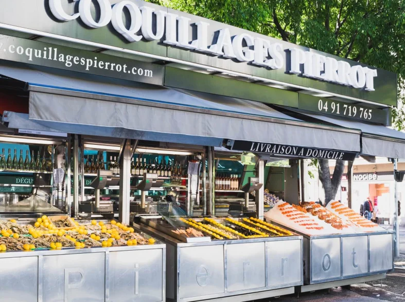 Le kiosque Pierrot Coquillages.