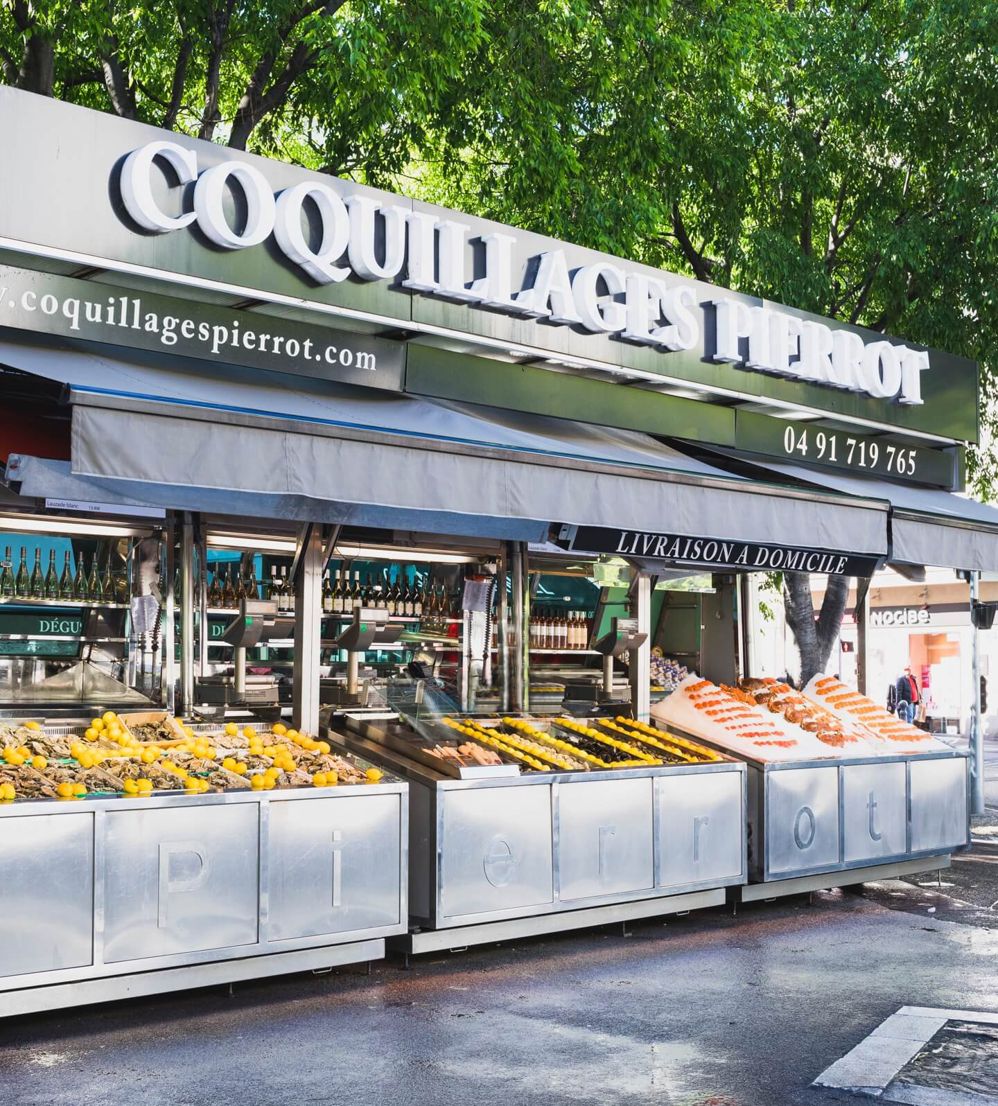 Le kiosque Pierrot Coquillages.